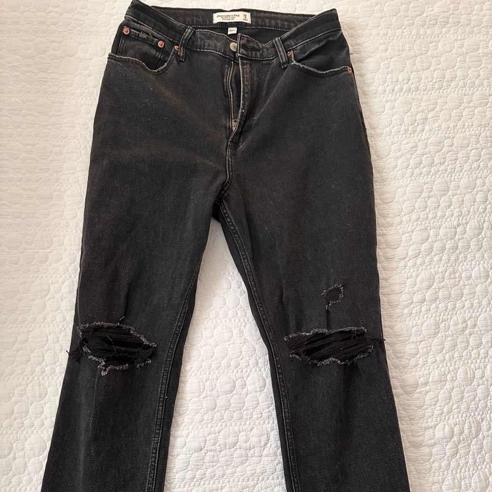 Abercrombie Ankle Straight Ulta Highrise
